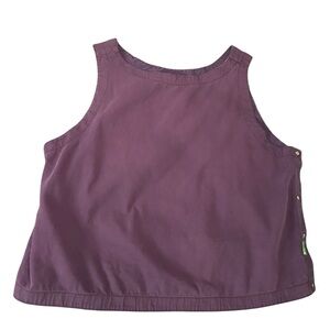 Gene Ewing vintage purple tank with side buttons